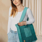 Ombre Green Shoulder Bag by LennyLamb Bags