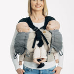 Ombre Grey Baby Carrier Hood