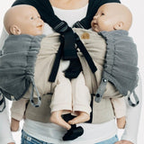 Ombre Grey Baby Carrier Hood