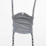 Ombre Grey Baby Carrier Hood