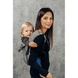 Ombre Grey Drool Pads & Reach Straps by LennyLamb - Baby Carrier AccessoriesLittle Zen One5907557703789