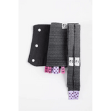 Ombre Grey Drool Pads & Reach Straps by LennyLamb - Baby Carrier AccessoriesLittle Zen One5907557703789