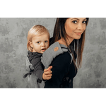 Ombre Grey Drool Pads & Reach Straps by LennyLamb - Baby Carrier AccessoriesLittle Zen One5907557703789