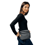 Ombre Grey Large Waist Bag by LennyLamb - BagsLittle Zen One5907557740685