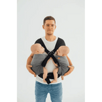 Ombre Grey Lennytwin Carrier by LennyLamb Twin Carrier