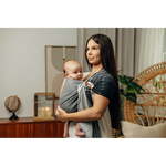 Ombre Grey Ring Sling by LennyLamb LennyLamb at Little Zen One