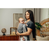 Ombre Grey Ring Sling by LennyLamb LennyLamb at Little Zen One