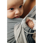 Ombre Grey Ring Sling by LennyLamb LennyLamb at Little Zen One