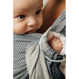 Ombre Grey Ring Sling by LennyLamb LennyLamb at Little Zen One