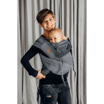 Ombre Grey Toddler Wrap - Tai by Lennylamb - Mei TaiLittle Zen One5907557724036