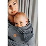 Ombre Grey Toddler Wrap - Tai by Lennylamb - Mei TaiLittle Zen One5907557724036