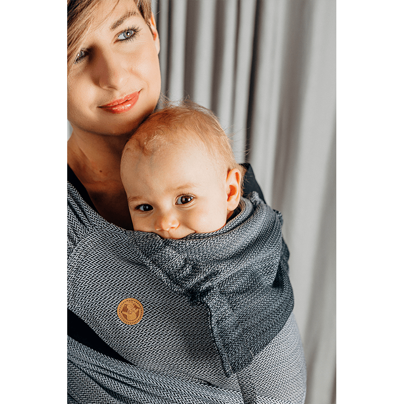 Ombre Grey Toddler Wrap - Tai by Lennylamb - Mei TaiLittle Zen One5907557724036