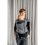 Ombre Grey Toddler Wrap - Tai by Lennylamb - Mei TaiLittle Zen One5907557724036