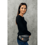 Ombre Grey Waist Bag by LennyLamb Bags
