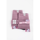 Ombre Pink Drool Pads Reach Straps