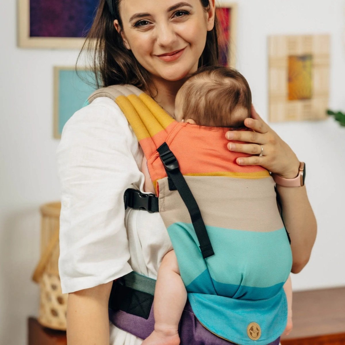 Pastels LennyLight Baby Carrier by LennyLamb - Buckle CarrierLittle Zen One5907557780704