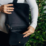 Peacock's Tail Black Opal 2 in 1 City Bag by LennyLamb - BagsLittle Zen One5907557765671