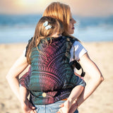 Peacock's Tail Black Opal LennyPreschool Carrier by LennyLamb - Buckle CarrierLittle Zen One5907557760997