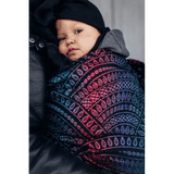 Peacocks Tail Black Opal Ring Sling