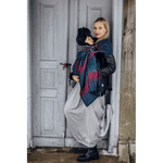 Peacocks Tail Black Opal Ring Sling