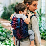 Peacock's Tail Black Opal Toddler Onbuhimo PRO by LennyLamb - OnbuhimoLittle Zen One5907557789370