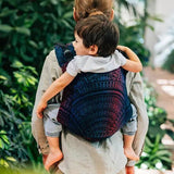 Peacock's Tail Black Opal Toddler Onbuhimo PRO by LennyLamb - OnbuhimoLittle Zen One5907557789370