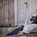 Peacock's Tail Black Opal Woven Wrap by LennyLamb - Woven WrapLittle Zen One5907557729062