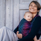 Peacock's Tail Black Opal Woven Wrap by LennyLamb - Woven WrapLittle Zen One5907557729062