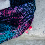 Peacock's Tail Black Opal Woven Wrap by LennyLamb - Woven WrapLittle Zen One5907557729062