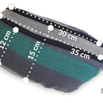 Peacocks Tail Fantasy Large Waist Bag by LennyLamb Bags