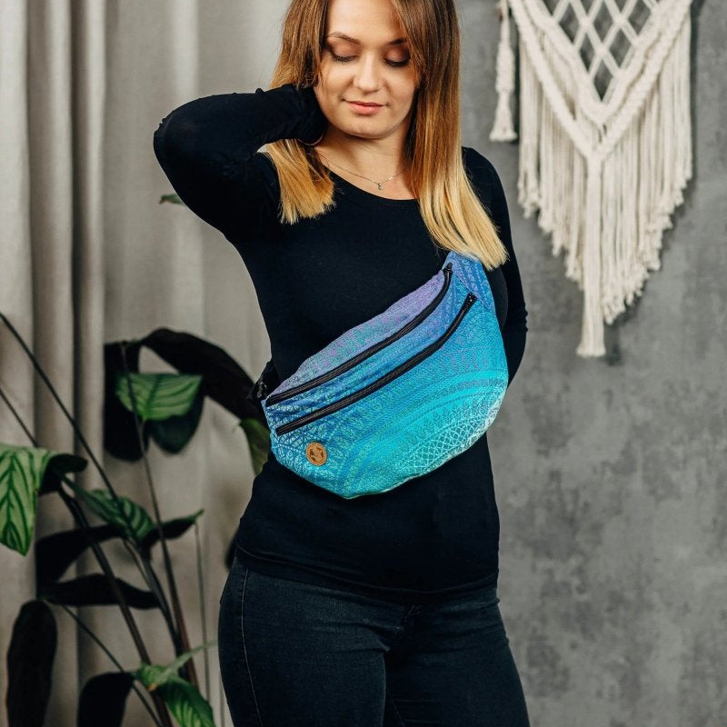 Peacock's Tail Fantasy Large Waist Bag by LennyLamb - BagsLittle Zen One5901769647060