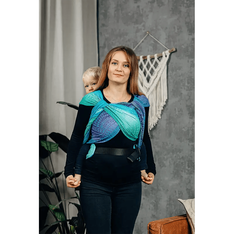 Peacock’s Tail Fantasy LennyHybrid by Lennylamb - Half Buckle CarrierLittle Zen One5907557754194