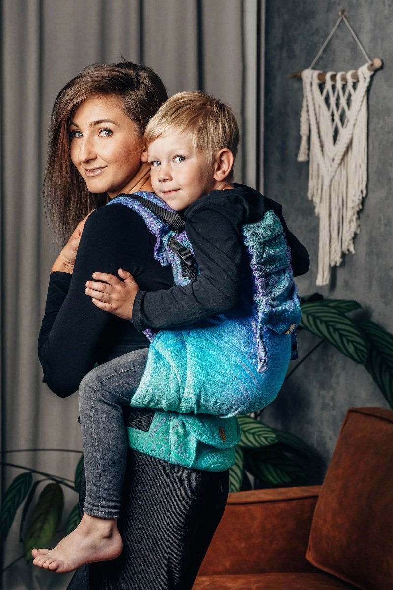 Peacock's Tail Fantasy LennyPreschool by LennyLamb - Buckle CarrierLittle Zen One5907557754057