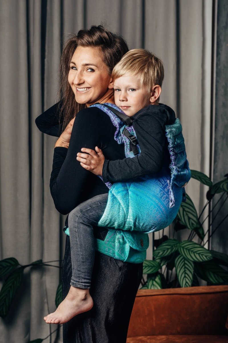 Peacock's Tail Fantasy LennyPreschool by LennyLamb - Buckle CarrierLittle Zen One5907557754057