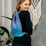 Peacocks Tail Fantasy Sackpack by LennyLamb Bags