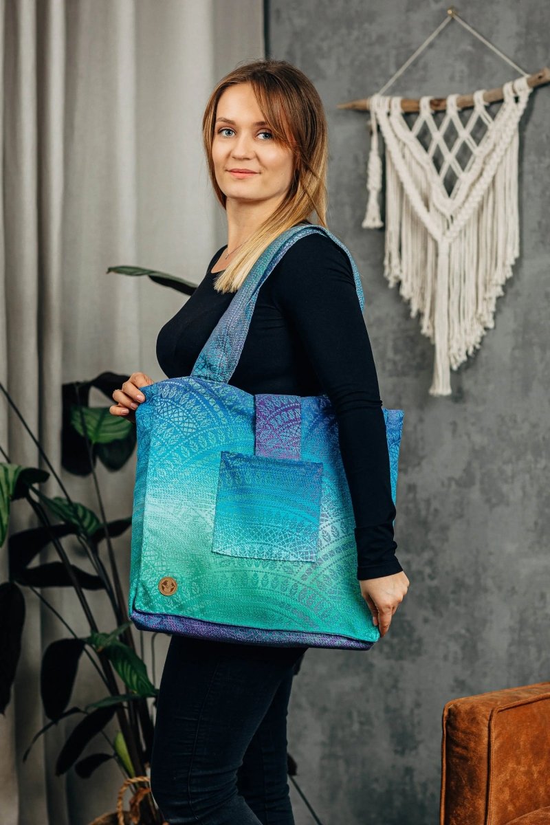 Peacocks Tail Fantasy Shoulder Bag by LennyLamb Bags