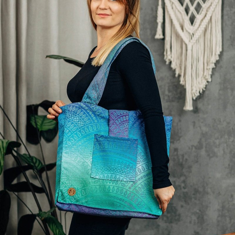Peacocks Tail Fantasy Shoulder Bag by LennyLamb Bags