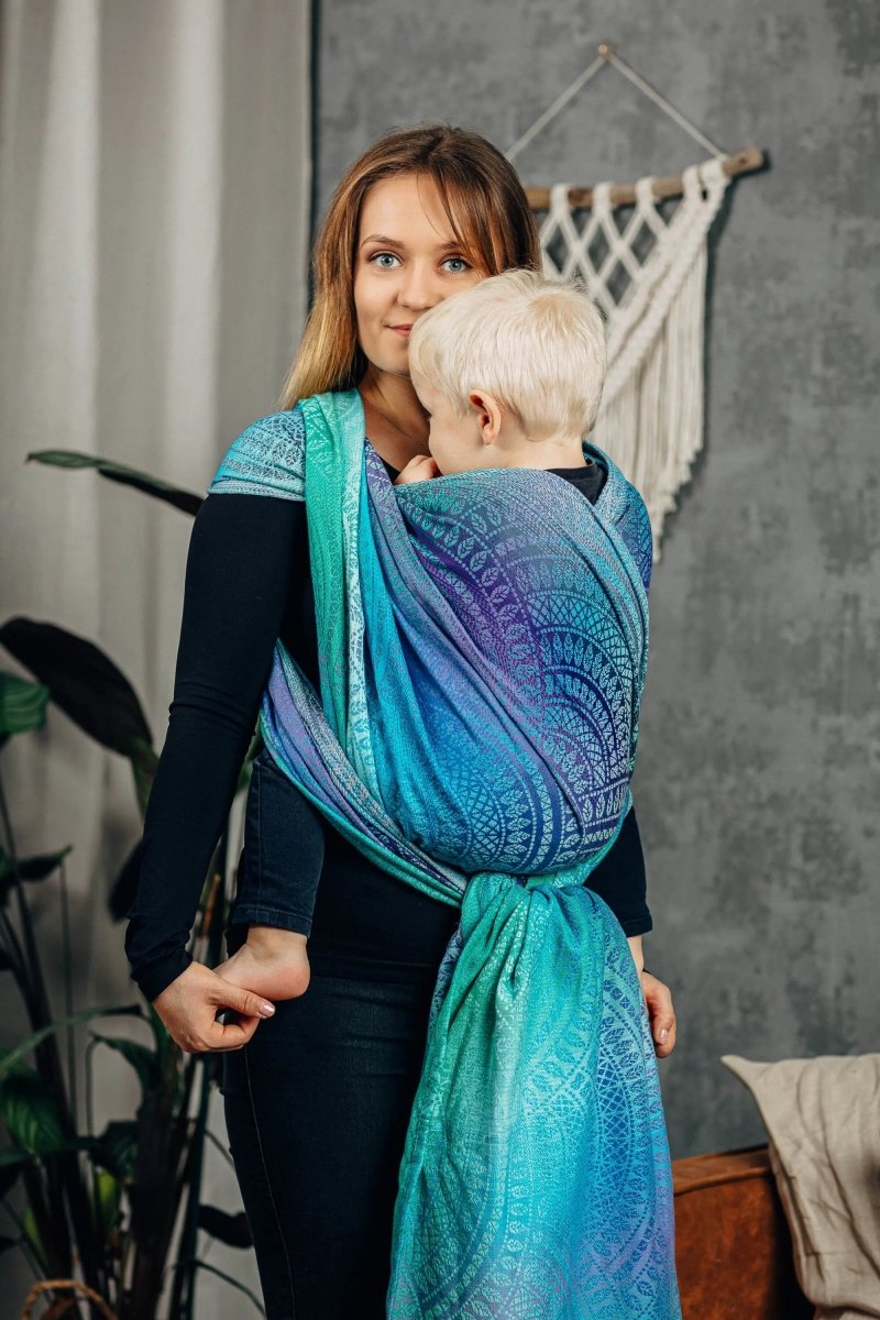 Peacocks Tail Fantasy Woven Wrap