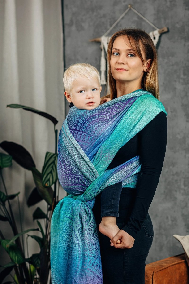 Peacocks Tail Fantasy Woven Wrap