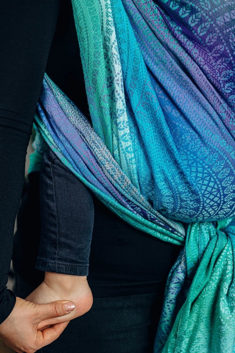 Peacocks Tail Fantasy Woven Wrap