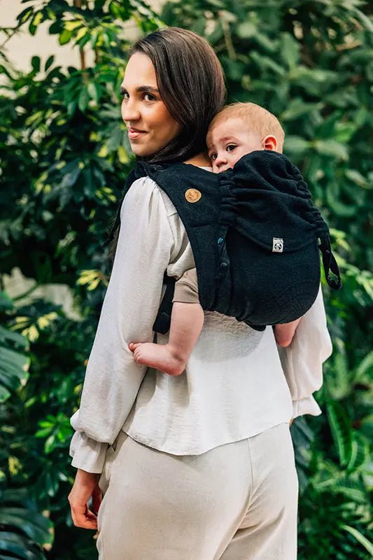 Peacock's Tail Pitch Black Onbuhimo PRO by LennyLamb - OnbuhimoLittle Zen One03854928