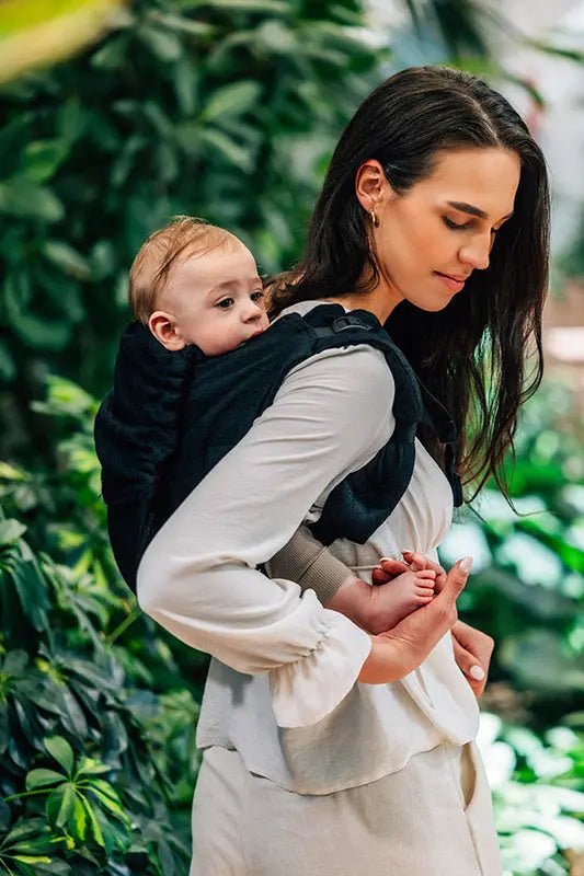 Peacock's Tail Pitch Black Onbuhimo PRO by LennyLamb - OnbuhimoLittle Zen One03854928