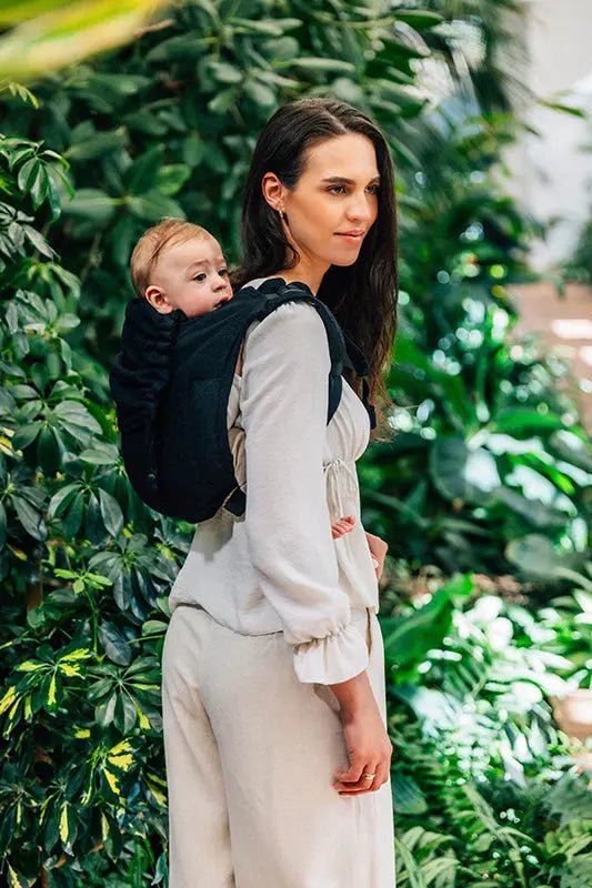 Peacock's Tail Pitch Black Onbuhimo PRO by LennyLamb - OnbuhimoLittle Zen One03854928