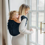 Peacock's Tail Pitch Black Preschool Onbuhimo PRO by LennyLamb - OnbuhimoLittle Zen One64300624