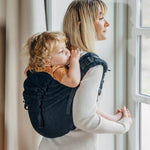 Peacock's Tail Pitch Black Preschool Onbuhimo PRO by LennyLamb - OnbuhimoLittle Zen One64300624