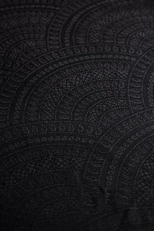 Peacock's Tail Pitch Black Toddler Onbuhimo PRO by LennyLamb - OnbuhimoLittle Zen One5907557789417