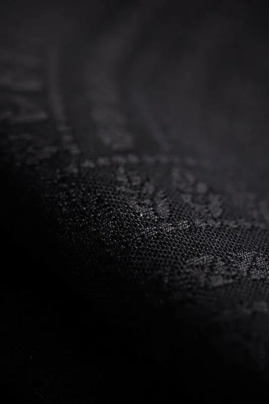 Peacock's Tail Pitch Black Toddler Onbuhimo PRO by LennyLamb - OnbuhimoLittle Zen One5907557789417