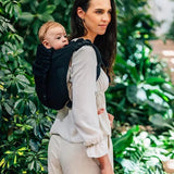 Peacock's Tail Pitch Black Toddler Onbuhimo PRO by LennyLamb - OnbuhimoLittle Zen One5907557789417