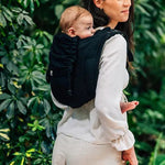 Peacock's Tail Pitch Black Toddler Onbuhimo PRO by LennyLamb - OnbuhimoLittle Zen One5907557789417