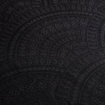 Peacocks Tail Pitch Black Woven Wrap